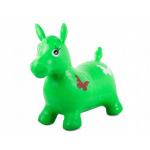 Pripučiamas guminis šokinėjimo arkliukas- Žalias
